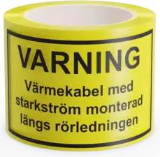 Ebeco 8960964 Varselteip 100 m Maskintilbehør & forbruk