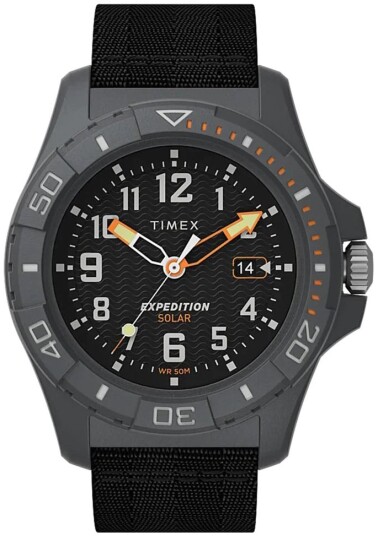 Timex Herreklokke TW2V40500 Classic Sort/Tekstil Ø46 mm