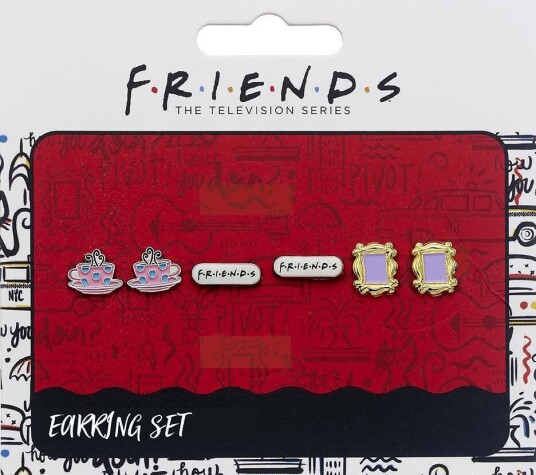 Friends Øredobber 3-pk
