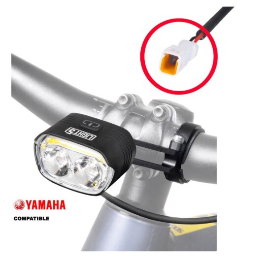 Elsykkellykt Light5 EB2000   2000 lm / Yamaha Kun lykt female