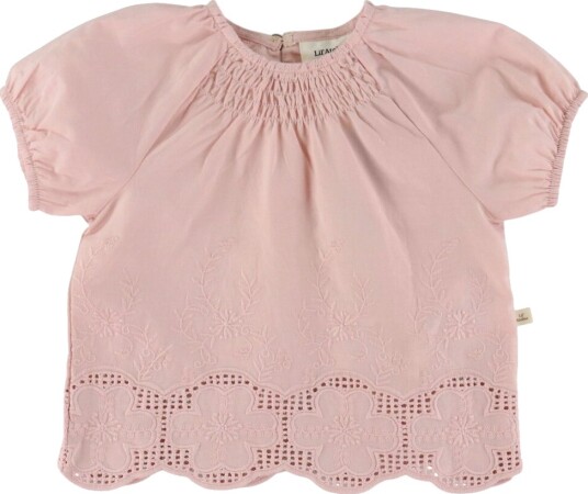 Lil"Atelier Nbfdayna Ss Loose Shirt Lil Pink 74