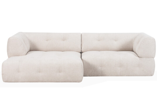 Soffadirekt MINA Divan sofa Venstre Greige