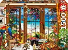 Educa 1500 Brikker Bird Watcher's Window