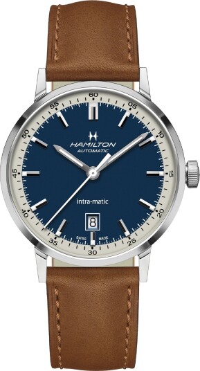 Hamilton American Classic Intra-Matic H38425540 - Herre - 40 mm - Analog - Automatisk - Safirglass