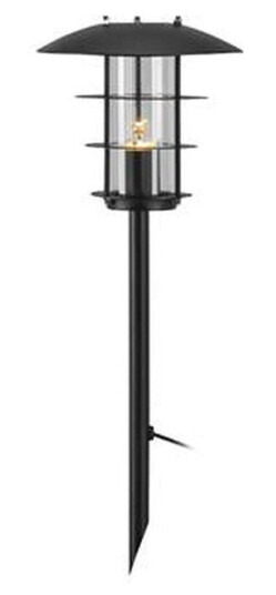 Unite 12 Hagelys 50 cm 3,2W 3000 Kelvin utendørs IP44 Utbyggbar Svart