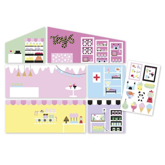 Lundby Creative Veggdekor Kjøpesenter
