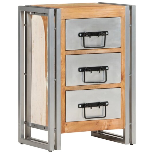 Kommode 40x30x60 cm gjenvunnet heltre 8719883550022
