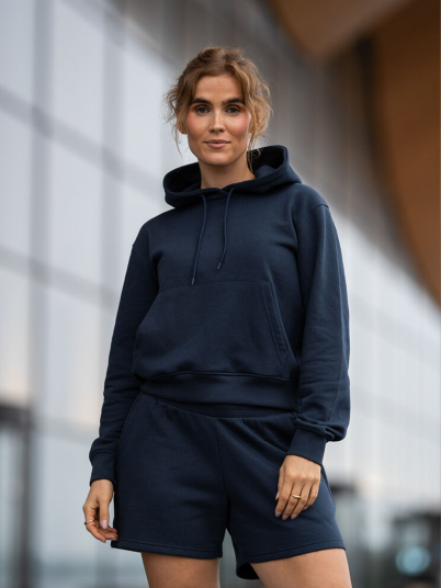 Twentyfour & Hoodie Blå 44