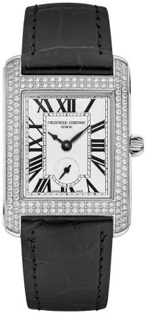 Frederique Constant Dameklokke FC 235S2CD6 Classics Sølvfarget/Lær Frederique Constant Dameklokke FC 235S2CD6 Classics Sølvfarget/Lær