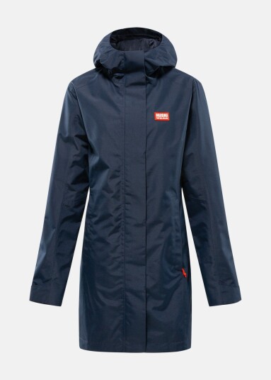 Huski Wear W Rain Coat Navy Blue M Vårjakker