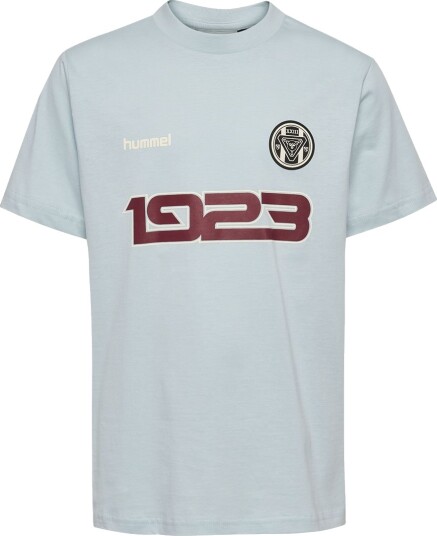 Hummel T skjorte HmlJR Grahic Skyway Hummel 13 14 år (158 164) T skjorte Bordeaux Lyseblå