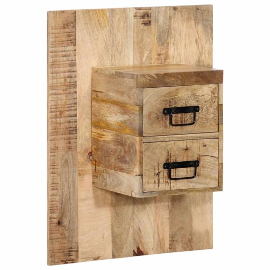  Nattbord 60x32x80 cm grovt heltre mangotre 8721158413086