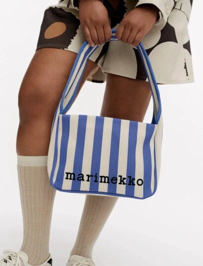 Marimekko Knitted Shoulderbag Merirosvo Blue