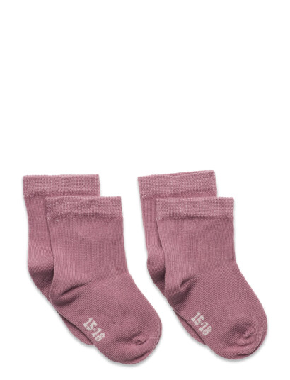 Minymo Ankle Sock (2-Pack) Pink 19\22 Minymo Ankle Sock (2-Pack) Pink 19\22