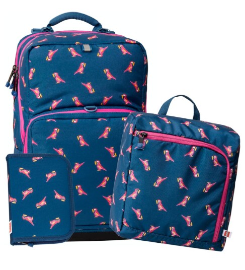 Lego® Tasker LEGO® Skolesekk m. Gymbag/Penal Papegøye Blå OneSize Skolesekk Rosa Lego® Tasker LEGO® Skolesekk m. Gymbag/Penal Papegøye Blå OneSize Skolesekk Rosa