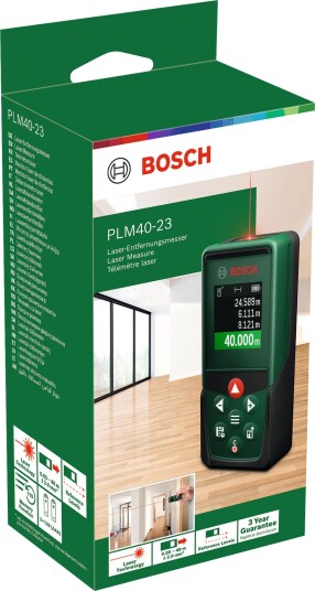 Bosch Laseravstandsmåler PLM40-23 60 m Rekkevidde