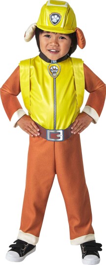 Paw Patrol Childrens Kids Rubble Costume