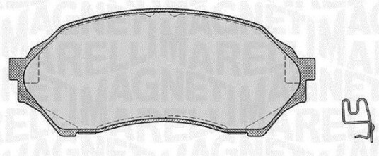 Bremseklosser MAGNETI MARELLI 363916060293