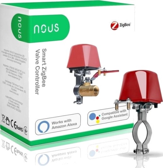 Smart Zigbee Vannventilkontroll L3 Tuya Nous