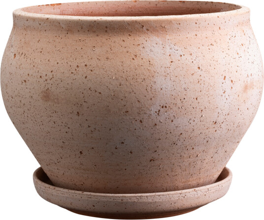 Bergs Potter Delphi potte med fat 2 deler Rosa Ø24 cm low Bergs Potter Delphi potte med fat 2 deler Rosa Ø24 cm low