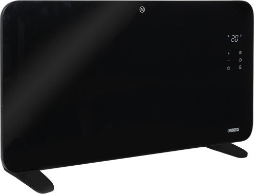 Princess 348415 Smart Glass Pa Nel Heater 1500b Gulv/panelovn