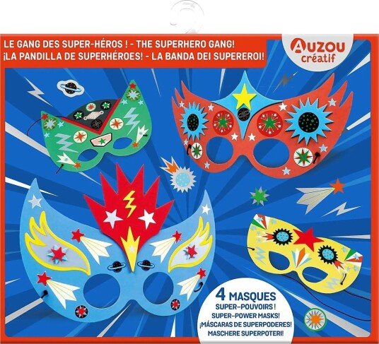 Auzou Activity Kit Masks To Decorate Superheroes Multi/patterned ONE SIZE