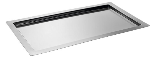APS Serveringsbrett Section; 53x32.5x1.5 cm (LxBxH); Sølvfarge; Rektangulær