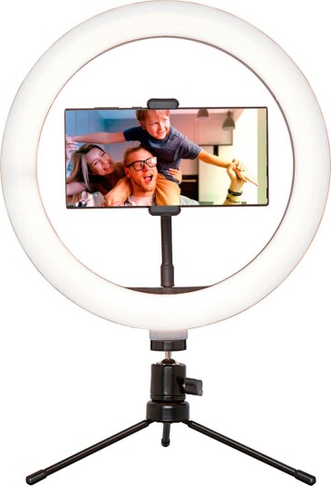Platinet Ring Light for smarttelefon – 8" (med USB-A)