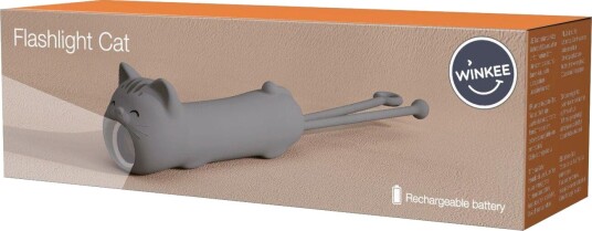 Winkee Lommelykt Oppladbar 2 moduser USB-C 12 timer Katt