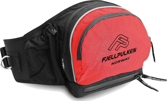 Fjellpulken Hoftesekk M/barnebelte Og Mobiltaske Rød 2L Fjellpulken Hoftesekk M/barnebelte Og Mobiltaske Rød 2L