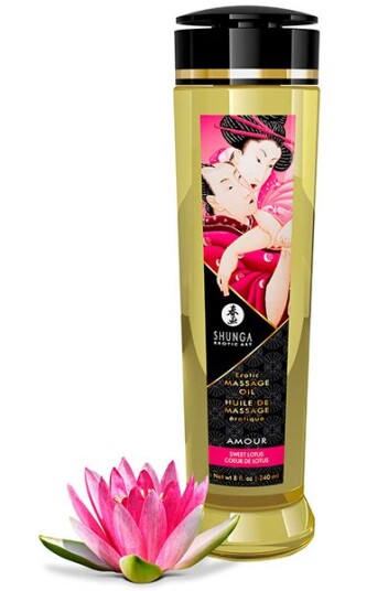 Shunga Massage Oil Amour Sweet Lotus 240ml Shunga Massage Oil Amour Sweet Lotus 240ml