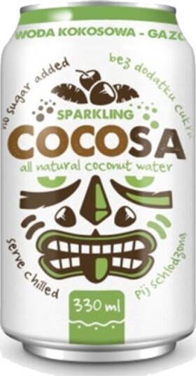 Diet food sparkling coconut water 330 ml