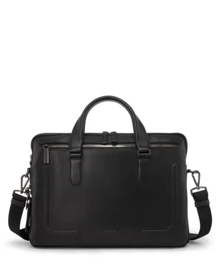 Tumi Harrison Sycamore Slim Brief Black Bombe Tumi Harrison Sycamore Slim Brief Black Bombe