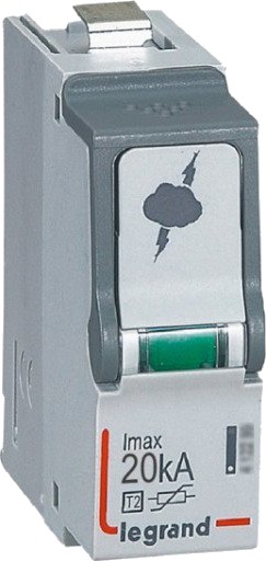 Legrand Transientbeskyttelse Type 2 Plug-in Modul, 20kA