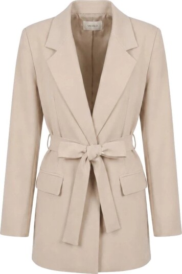 ViCOLO, Dame, Jakker, Beige, M,