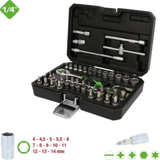 KS TOOLS 512.0048 Pipenøkkelsett