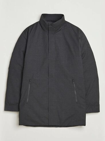 Scandinavian Edition Scandinavian Edition Axis Loro Piana Padded Coat Dark Grey Melange