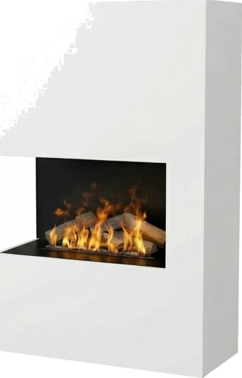 Glow Fire Tucholsky Høyre Hjørne Omc 600 - Hvit (HYB-50-114WH-logset600)