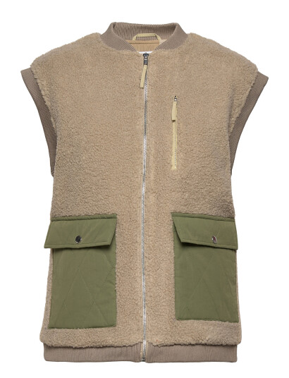 Noella Effi Pile Vest Polyester - Beige - M Noella Effi Pile Vest Polyester - Beige - M