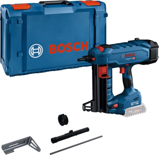 Bosch GNB 18V-40 Spikerpistol med Strakt Magasin, Dybdejustering, LED-lys - Solo Bosch GNB 18V-40 Spikerpistol med Strakt Magasin, Dybdejustering, LED-lys - Solo