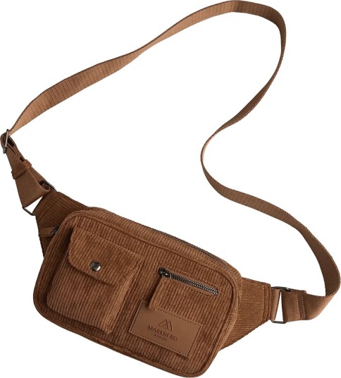 Markberg Darlambg Bum Bag Corduroy   Brown   ONE SIZE