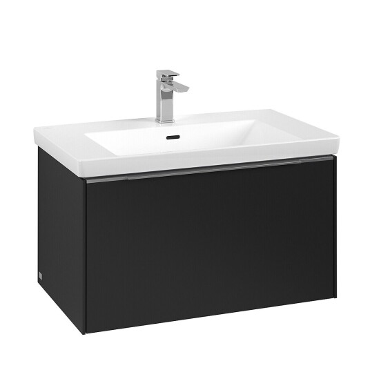 Villeroy & Boch  Subway 3.0 Servantskap m/1 skuff 772x429x478 mm Vulkansort Matt
