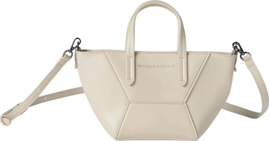 Brunello Cucinelli Dame Vesker Beige ONE SIZE,