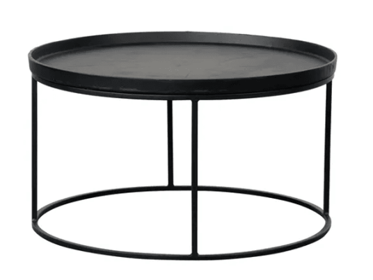 Trend Collection Northland Sofabord Svart M Ø70 x H40 cm