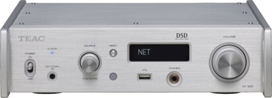 TEAC NT-505 forforsterker med DAC og nettverkspiller Sølv