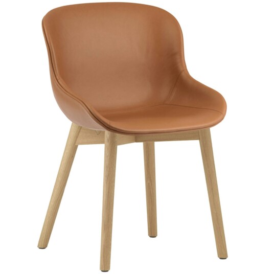 Normann Copenhagen Hyg Stol Brandy Skinn / Eik