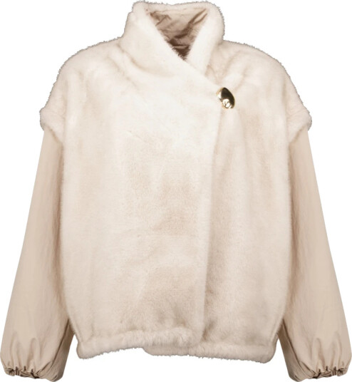 Moncler Dame Jakker Beige M,