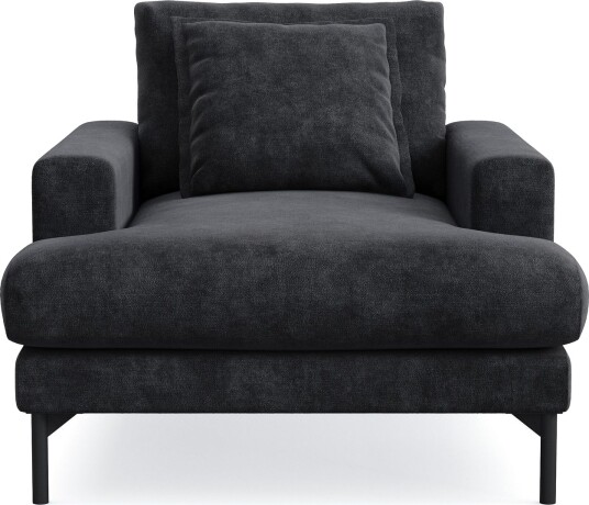 Menard Premium lenestol i chenille Svart