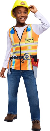 Rubies Gen Construction Worker Orange 5-8Y Rubies Gen Construction Worker Orange 5-8Y