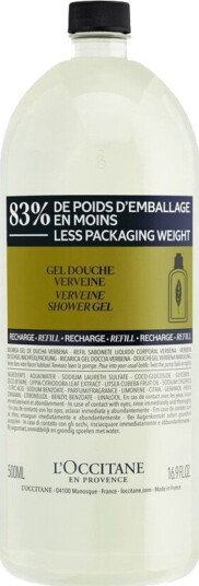 L"Occitane Verbena Shower Gel Eco Refill 500ml